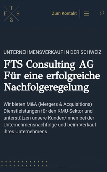 Firmenwebseite vom Fachmann